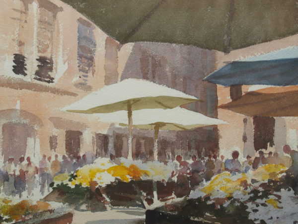 Edward Seago watercolour sell art to Robert Perera Fine Art