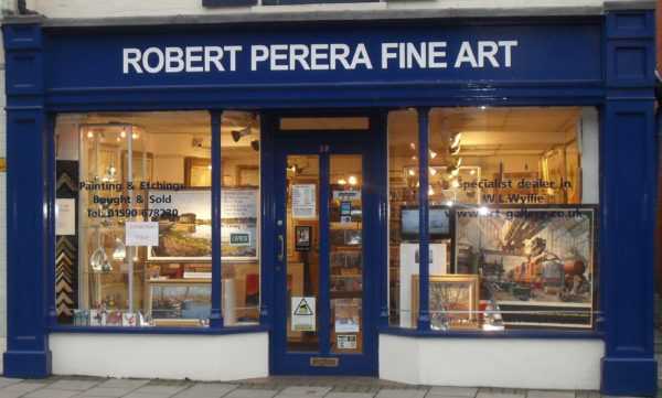 Robert Perera Fine Art shop front