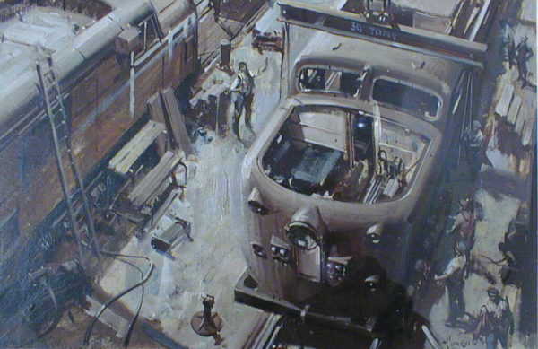 Terence Cuneo Train sell artist Robert Perera Fine Art Ltd