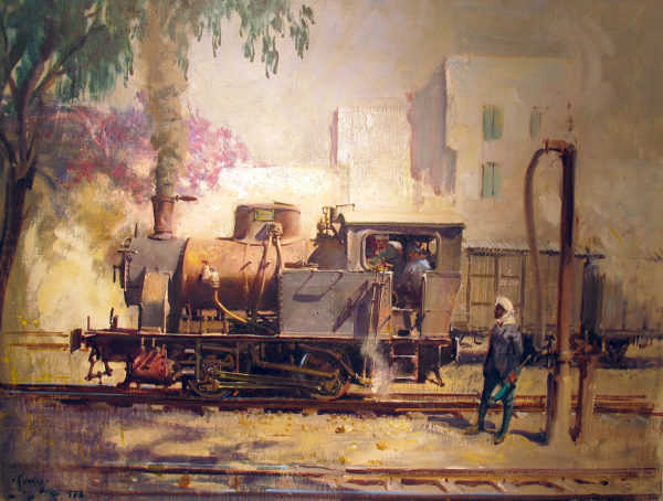 Terence Cuneo Train sell artist Robert Perera Fine Art Ltd
