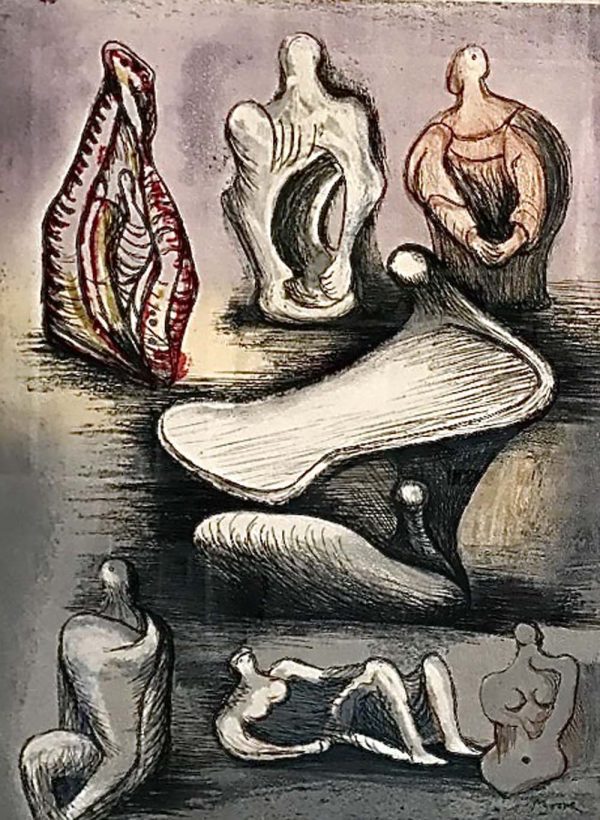 Henry Moore we buy and sell free valuation at Robert Perera Fine Art